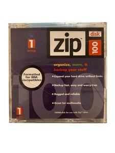 Iomega ZIP 100 Formatted IBM Compatibles 100Mb ZIP Disk #023 - Photo 1/4