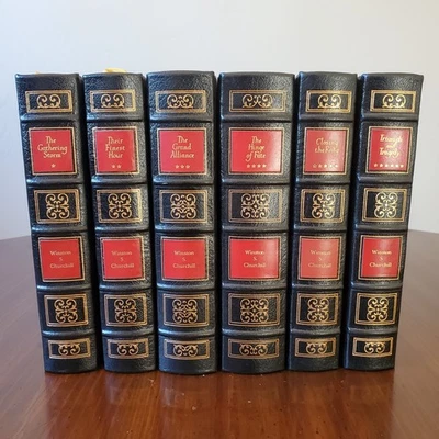 Winston Churchill: The Second World War 6 Volume Complete Set Easton Press 1989 - Image 1 of 4