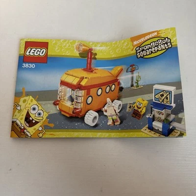 LEGO 3830 SpongeBob SquarePants Bikini Bottom Express Instruction Manual ONLY - Image 1 of 2