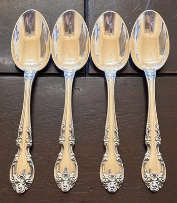Gorham Melrose Sterling Silver 4 Teaspoons 6” Flatware - Image 1 of 4