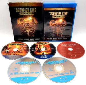 The Scorpion King 5-Movie Collection (Blu-Ray, 2018) THE ROCK W/SLIPCOVER - Imagen 1 de 2