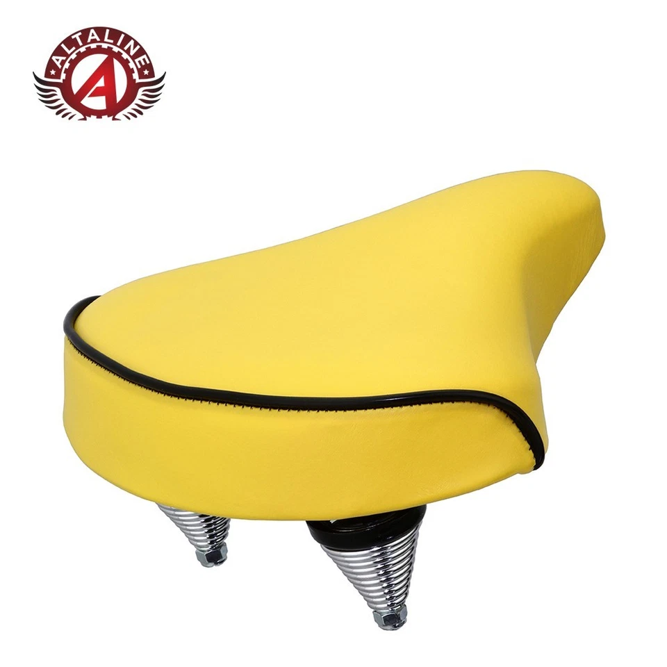 ¡NUEVO! Asiento de bicicleta de vinilo grande - Estilo Beach Cruiser / Chopper - ¡Varios colores! Foto 1 de 1