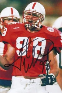 Grant Wistrom Signed Autographed 4x6 Photo NCAA Football Nebraska Cornhuskers - Picture 1 of 2