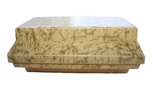 Vintage 60's Plastic Magnetic Hair Rollers & Bobby Pins In Fiberglass Case - Picture 1 of 15