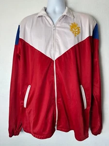 RARE Vtg Team Manny Pacquiao Boxing Windbreaker Jacket Sz Large - Picture 1 of 11