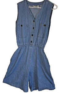 Vintage Denim Strampler Shorts Freizeit Tall Girl Concepts 12, Einteiler ärmellos - Bild 1 von 4