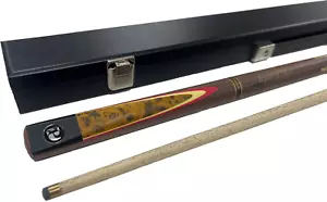 POWER PLAY Infinity Red Flame Pool Snooker Billiard ASH Cue and Case Set - Picture 1 of 12