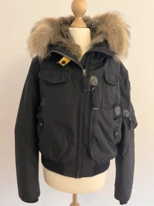Parajumper Jacke mit Echtfell xs Young Large schwarz w Neu - Bild 1 von 4