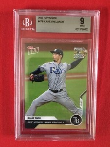 2020 TOPPS NOW BLAKE SNELL #478 RAYS ACE FIRES 5.1 INNINGS STRIKES OUT 9