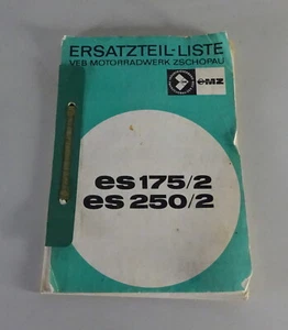 Teilekatalog / Ersatzteilliste Motorrad MZ ES 175/2 + ES 250/2 Stand 06/1968 - Bild 1 von 4