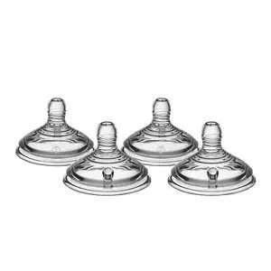 Tommee Tippee Natural Start 4x Capezzoli a Flusso Rapido 6+ Mesi Seno-Like per - Foto 1 di 3