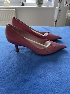 Anya Hibdmarch Pink Leather Shoes. Size 38. Brand New.