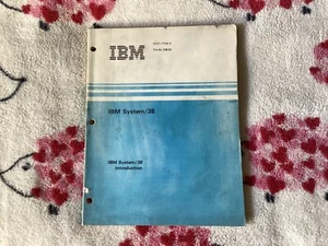 IBM SYSTEM/38 INTRODUCTION (NINTH EDITION JUNE 1985) GC21-7728-8 - Picture 1 of 3