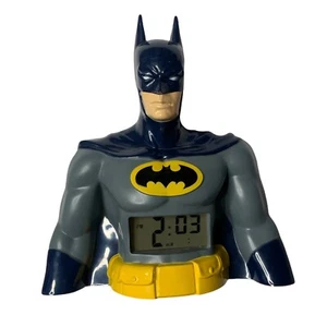 Vintage Batman Bust DC Comics Digital Clock 8" x 8" Rare - Picture 1 of 7