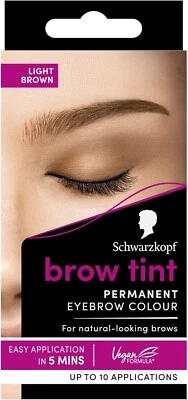 Schwarzkopf Brow Tint Professional Permanent Eyebrow Colour, Light Brown - 17mL - Image 1 of 4