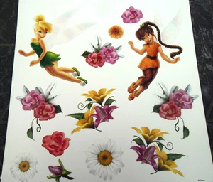 Stickers muraux paillettés décoration fille fées Clochette - Imagen 1 de 1