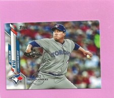 2020 Topps 582 Montgomery Club Foil Stamp #400 Hyun-Jin Ryu Toronto Blue Jays