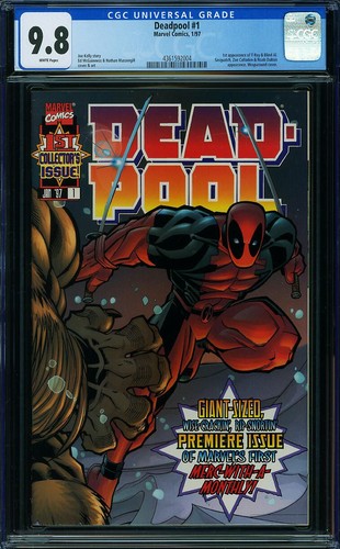Deadpool # 1 CGC 9.8 White (Marvel, 1997) 1st Deadpool in own series Q5 ...
