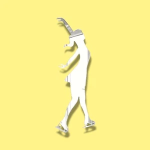 Ice Skater Shaped Acrylic Mirrors - Various Sizes - Picture 1 of 1