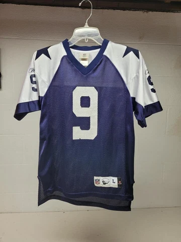 reebok nfl dallas cowboys number 9 Romo jersey youth size large / we833 r2t2 Cover
