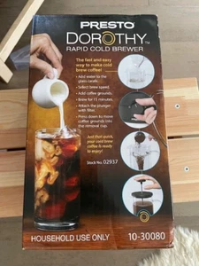 Presto Dorothy Rapid Cold Brewer Brand new sealed - Picture 1 of 1