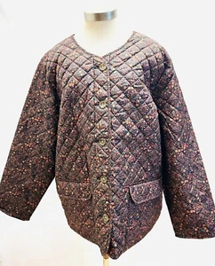 Neu mit Etikett Croft & Barrow leichte Damen-Steppjacke mit Knopfleiste Ranken Größe Gr. 3X - Bild 1 von 15