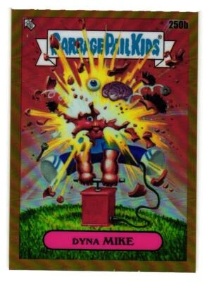 2023 GARBAGE PAIL KIDS CHROME SERIES 6 GOLD REFRACTOR PICK YOUR CARD  207A-256B - Image 1 of 2