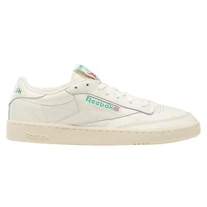 SCARPE DA GINNASTICA REEBOK CLUB C 85 DA UOMO SCARPE DA GINNASTICA GESSO BIANCO VERDE RETRÒ ANNI 80 NUOVE OG - Foto 1 di 8