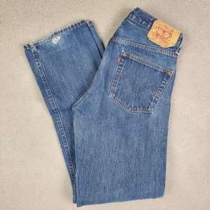 Levis 501 Mens Blue Jeans Denim 34x36 Y2K Nearly Vtg Good Cond - Picture 1 of 13