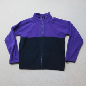 Penfield Fleece Jumper Womens XL Purple Black Full Zip Outdoors Collared - Picture 1 of 10