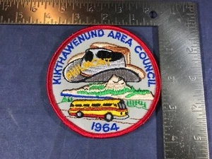 A4-81 BOY SCOUTS OF AMERICA PATCH - 1964 KIKTHAWENUNO AREA COUNCIL - PHILMONT - Picture 1 of 2