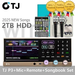 TJ Media P3 Karaoke Machine System 2TB+Remote+Wired Mic+SongBook(Korean+Foreign) - Picture 1 of 14