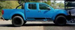 Se adapta a Nissan Navara gráficos rayas laterales ambos lados calcomanías pegatinas - Imagen 1 de 3