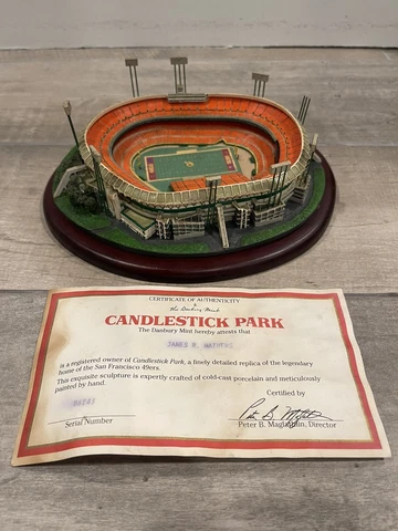 CANDLESTICK PARK SAN FRANCISCO 49ERS DANBURY MINT LIMITED EDITION REPLICA READ! Cover