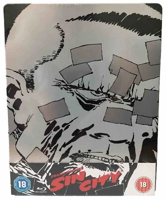 Sin City (Blu-ray, Steelbook, UK Import) Region Free! Rare! Brand New! Sealed! - Image 1 of 2