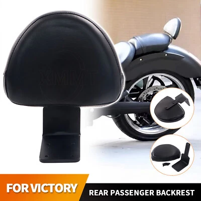 Black Passenger Backrest Sissy Bar For Victory Gunner Vegas 8 Ball Low Zach Ness — 第 1/4 张图片