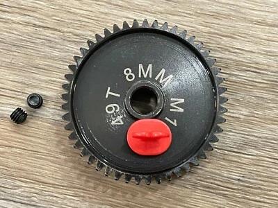 8MM 49 T MOD 1 PINION GEAR Traxxas Losi Hpi Arrma Serpent Mugen Ofna Xl2  - Image 1 of 2