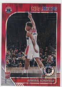 2019-20 Panini NBA Hoops Premium Stock Admiral Schofield  Red Flash Prizm Rookie - Picture 1 of 2