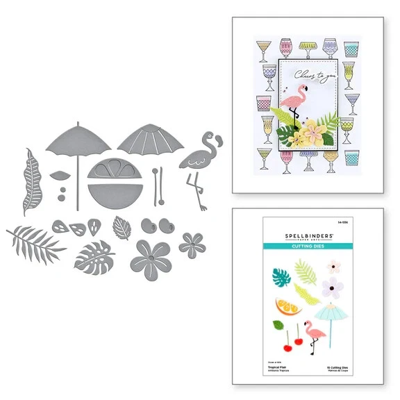 Spellbinders tropical flair die set - Image 1 of 1