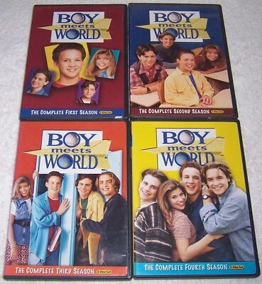 Boy Meets World Seasons 1, 2, 3, 4 DVD Lot - Image 1 of 3
