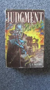 KELLY FREAS COVER SIGNED HB BOOK JUDGMENT NIGHT BY C.L. MOORE 1ST ED - Picture 1 of 2