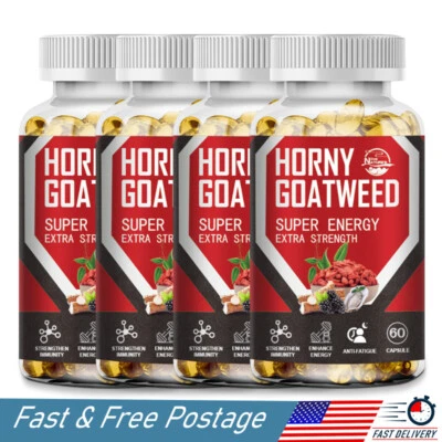 Horney Goat Weed for Men & Women-with Maca, Saw Palmetto, Ginseng Supplement - Image 1 of 4