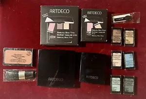11-Tlg.Set Artdeco Trio+Duo Magnetbox Dazu 6 Lidschatten Und Rouge 2 Aplikator - Bild 1 von 6
