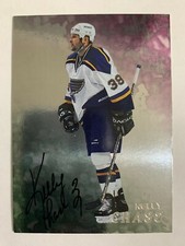 1998-99 Be A Player BAP Signature Series Autographs Kelly Chase Auto #276