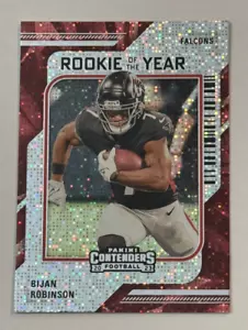 2023 Panini Rookie Of The Year Contenders Sparkle #3 Bijan Robinson Falcons - Picture 1 of 2