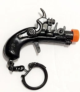 Vintage Small Pirate Flintlock Pistol Toy Cap Gun Key Chain Toy  - Picture 1 of 4
