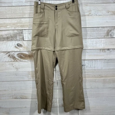 Magellan Pants Womens Medium Beige Convertible Camping Hiking Fishing Pockets - Image 1 of 4