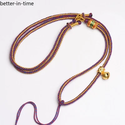 Estilo Tibetano Tejido a Mano Collar Cuerda Amuleto Thangka Colgante Accesorios   Foto 1 de 4
