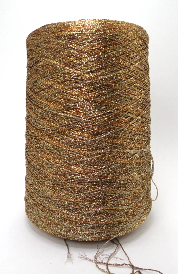 Kreinik Metallic Thread  Ombre Misty Gold #1700 496GRS  8 Ply Twist - Image 1 of 4