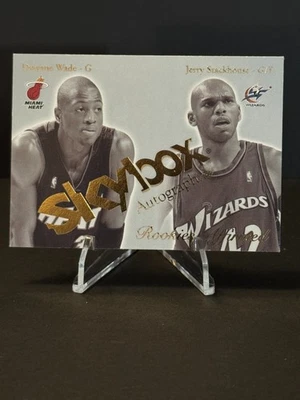 2004 Skybox Rookies Affirmed #6 ~ Dwayne Wade Jerry Stackhouse RC Rookie - Image 1 of 2